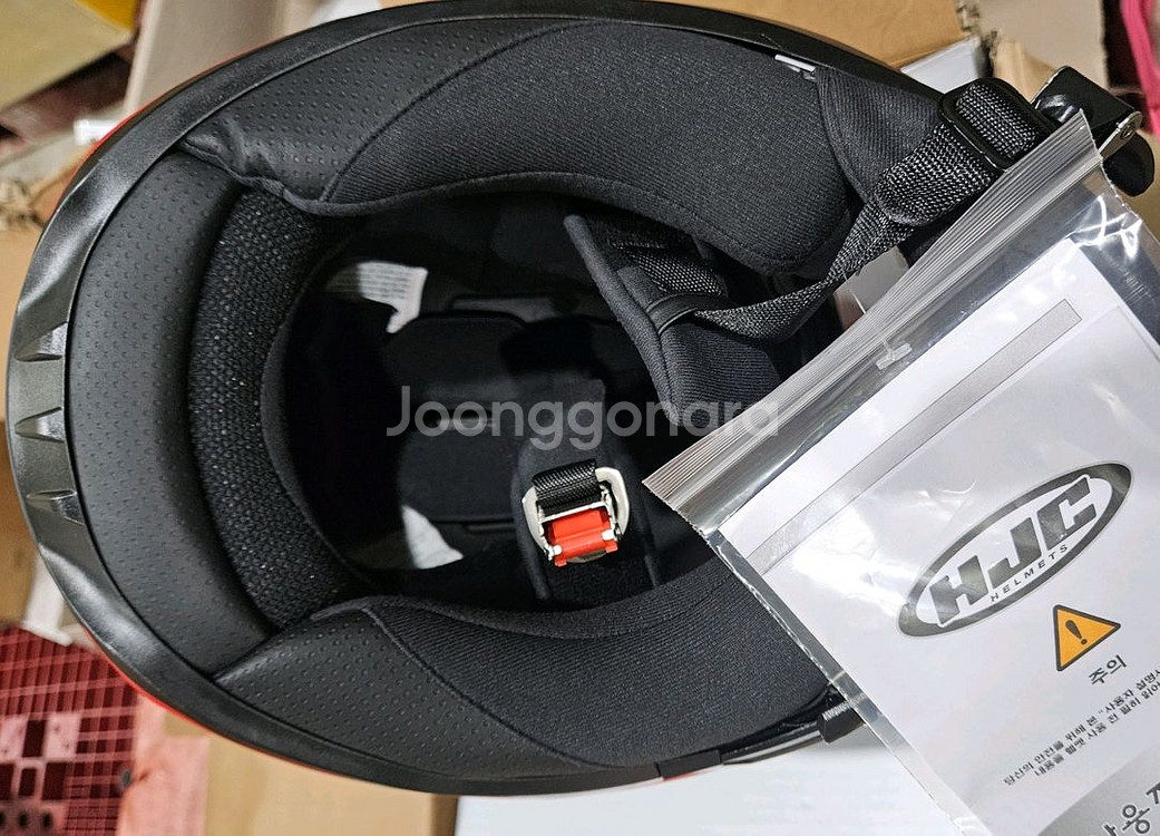 HJC i70 풀페이스 헬멧 블랙/레드L--5