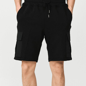 남자 카고 반바지 블랙 L사이즈