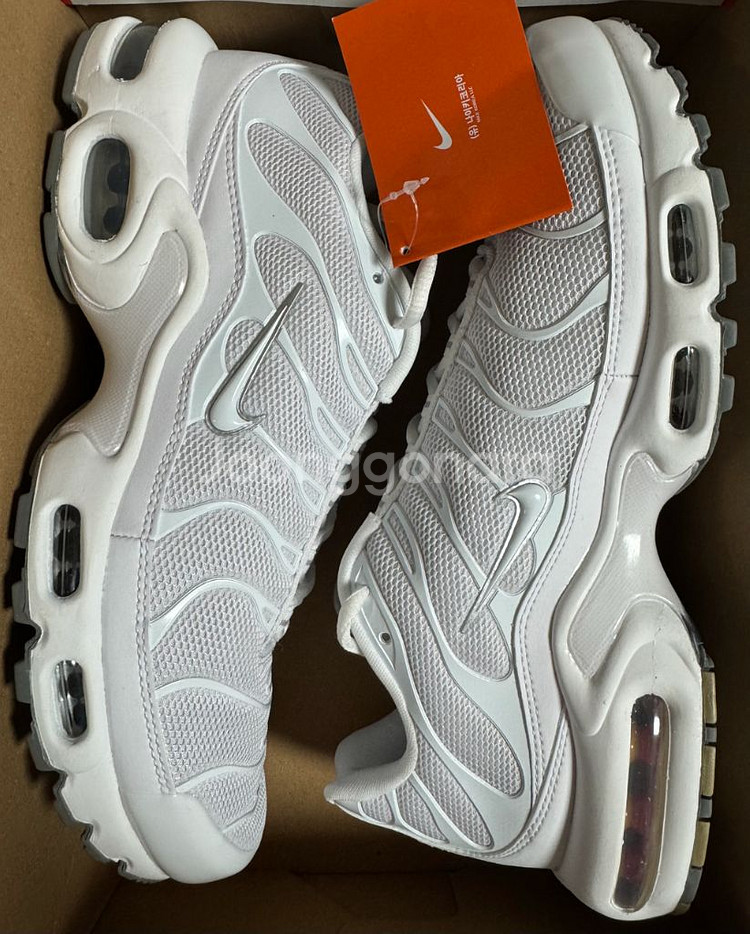 [270] 나이키 에어맥스 플러스 화이트 운동화--8
