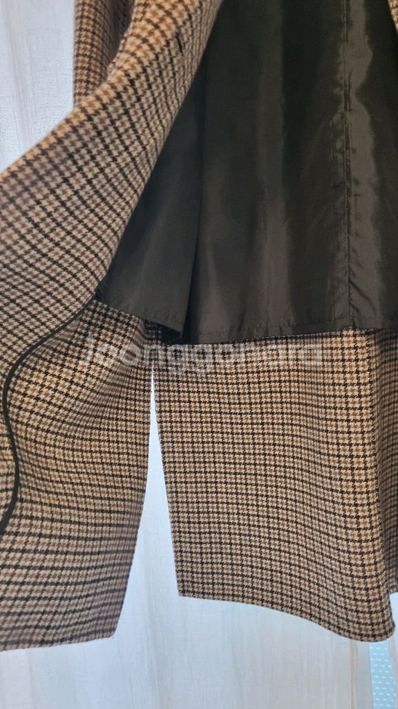 듀엘(DUEL)핸드메이드 체크 코트--4