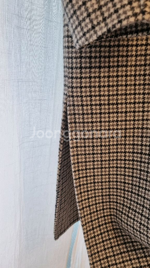 듀엘(DUEL)핸드메이드 체크 코트--7