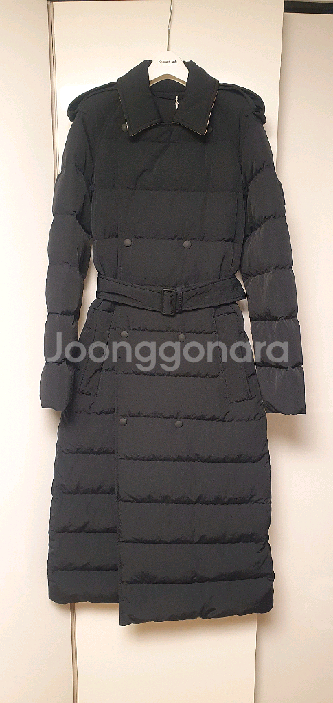 최신상 새제품 버버리 롱패딩 블랙xs--0