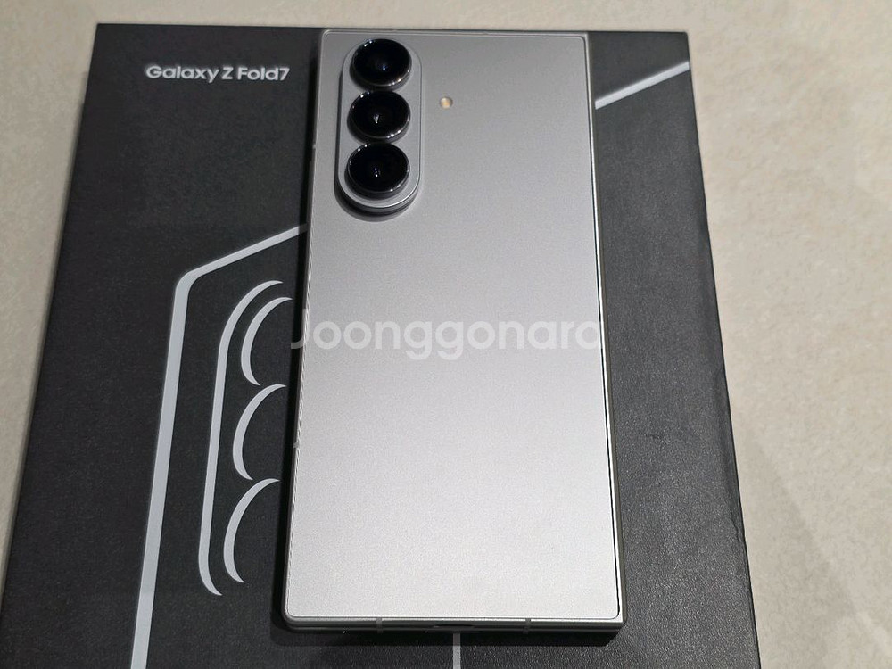 삼성 갤럭시 Z 폴드7 자급제 S급 실버쉐도우 풀박스--3