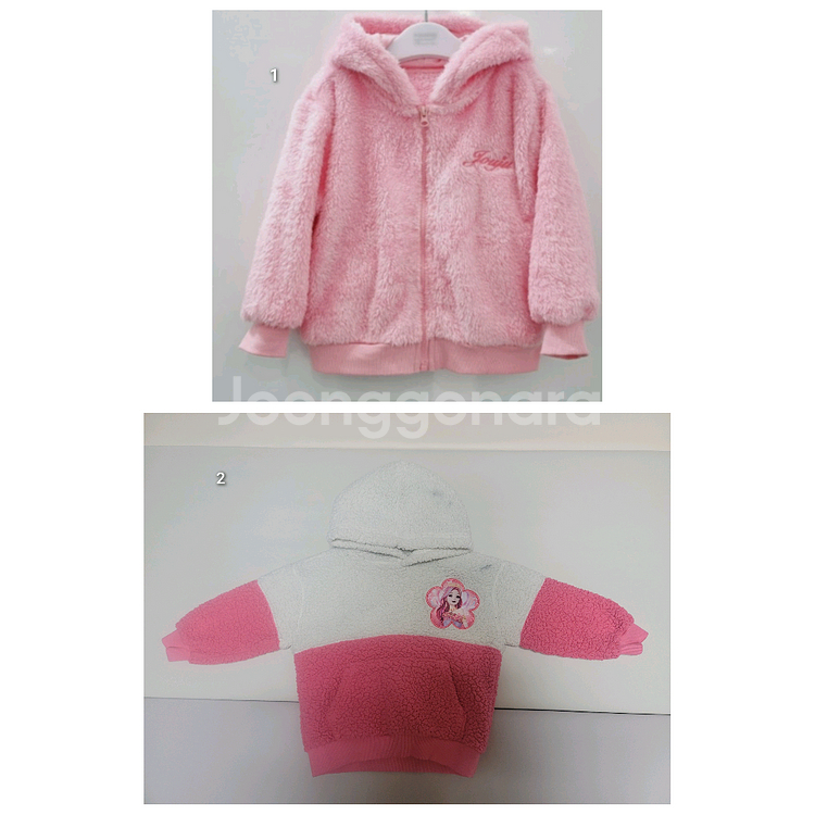 거의새상품)여아 겨울용 상의 110호(4-5세) 9종--2