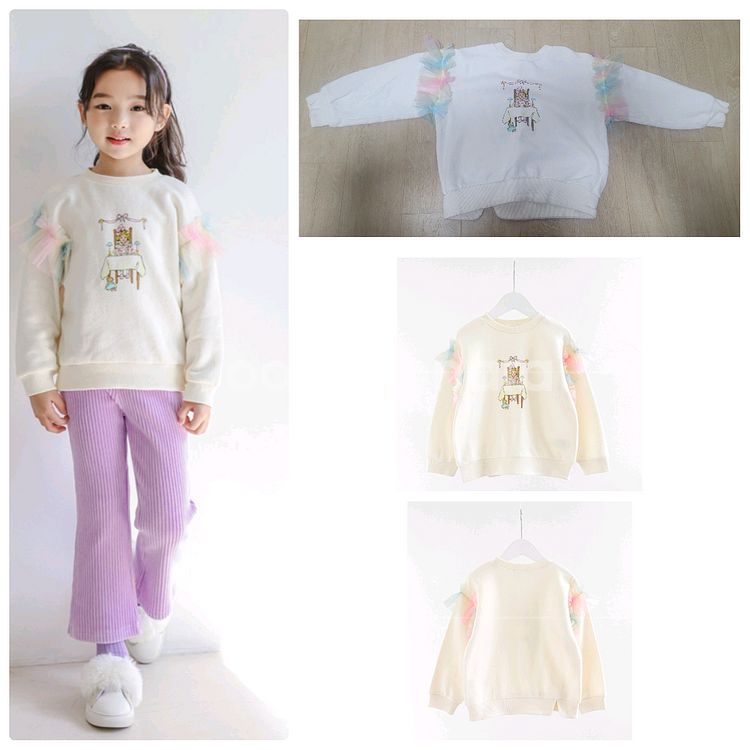 거의새상품)여아 겨울용 상의 110호(4-5세) 9종--4