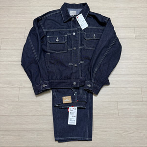 스파오 데님 셋업 (청자켓 + 청바지)