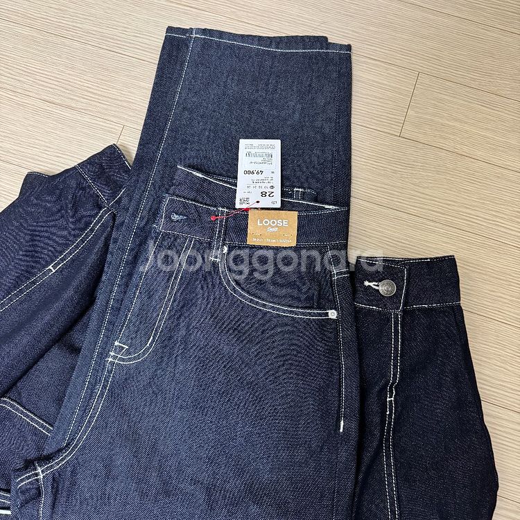 스파오 데님 셋업 (청자켓 + 청바지)--1