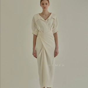 글로우앤님프 nymph Nana 셔츠랩롱원피스