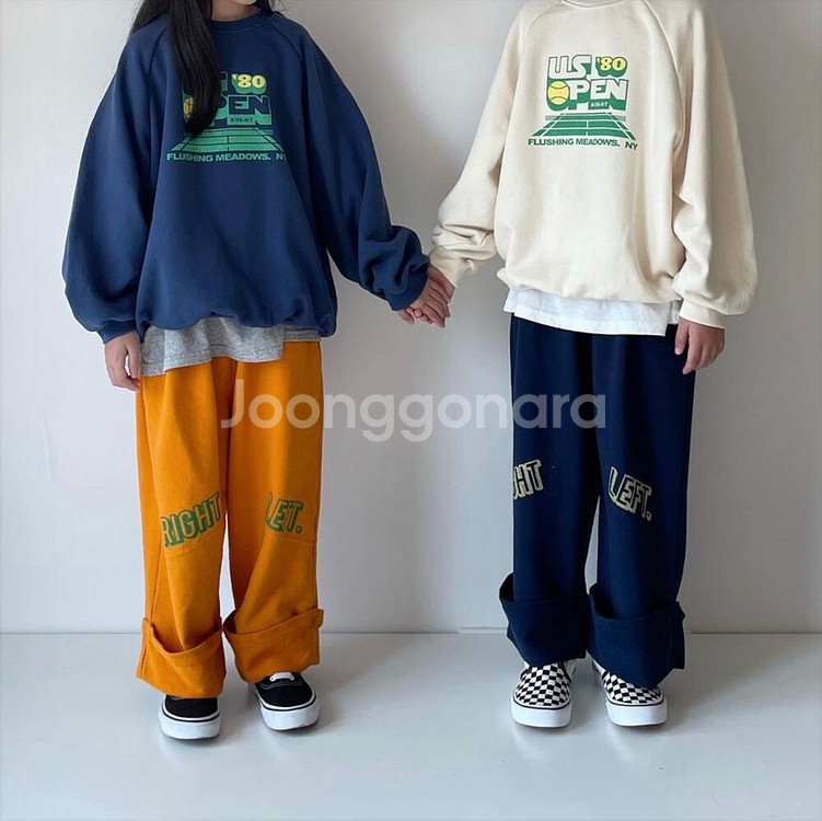 라미지니(RAMIJINI) 트레이닝팬츠 새제품 오렌지색--0