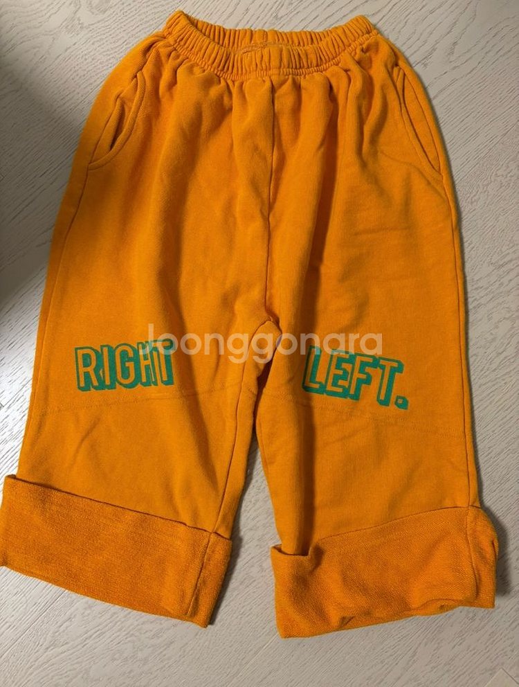 라미지니(RAMIJINI) 트레이닝팬츠 새제품 오렌지색--2