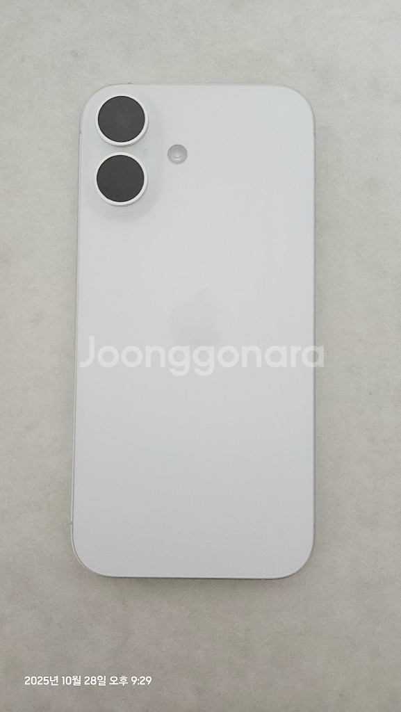 아이폰16 128기가 화이트--1