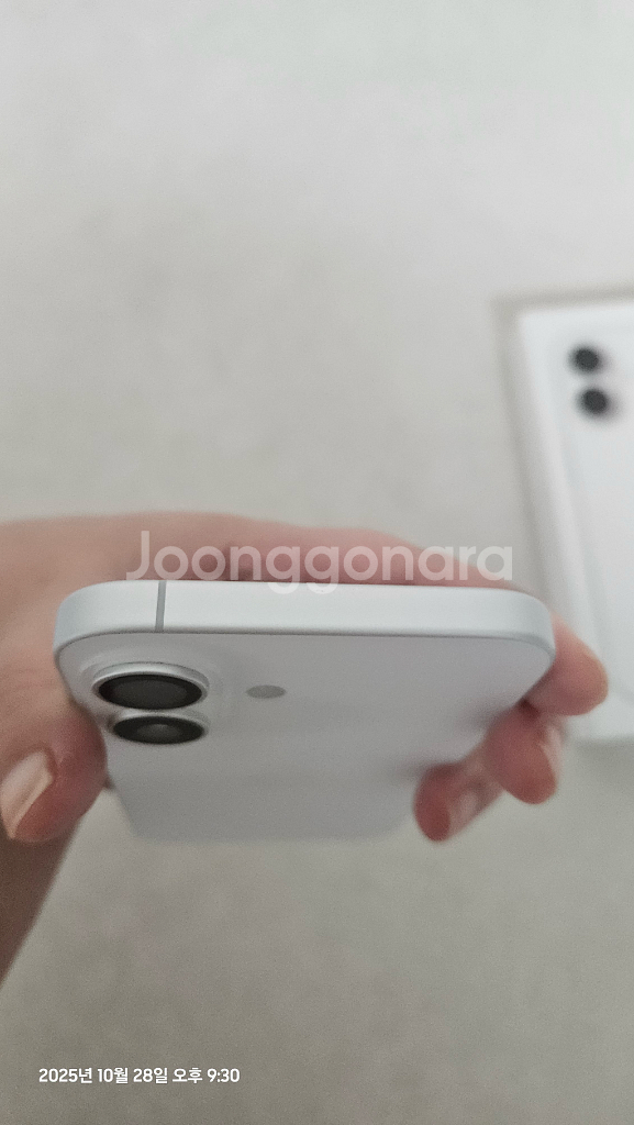 아이폰16 128기가 화이트--4