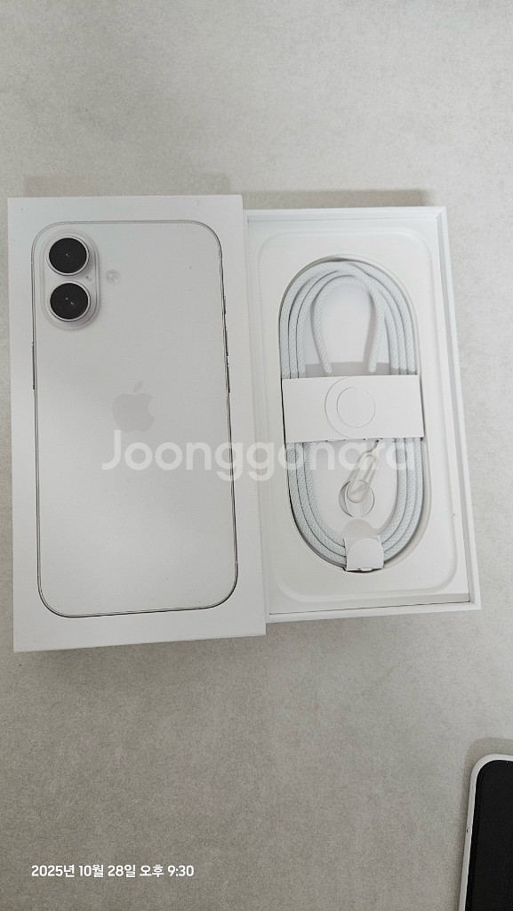 아이폰16 128기가 화이트--7