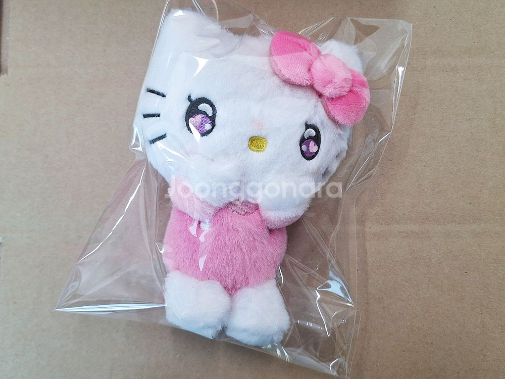 다양항표정 두근두근헬로키티 마스코트인형키링 산리오--0