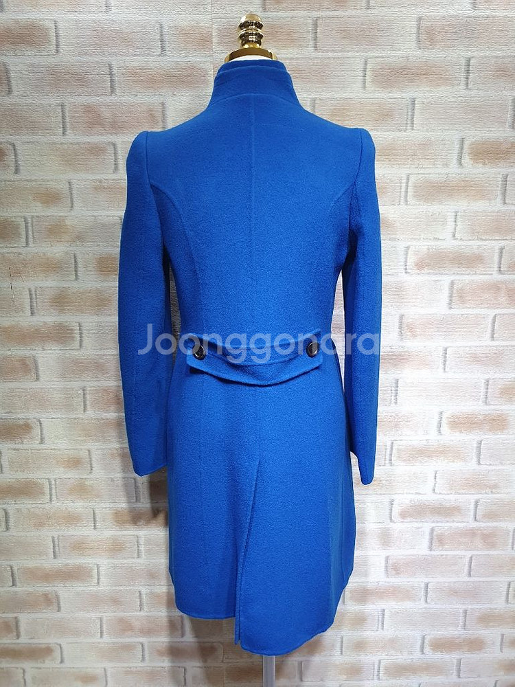 시스템 정품 새것수준 울 앙고라 핸드메이드 코트~55--9