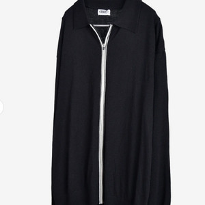 블랙 카라 니트가디건