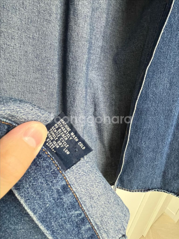 폴로 랄프로렌 덧뎀 디테일 데님 셔츠 L (105)--4