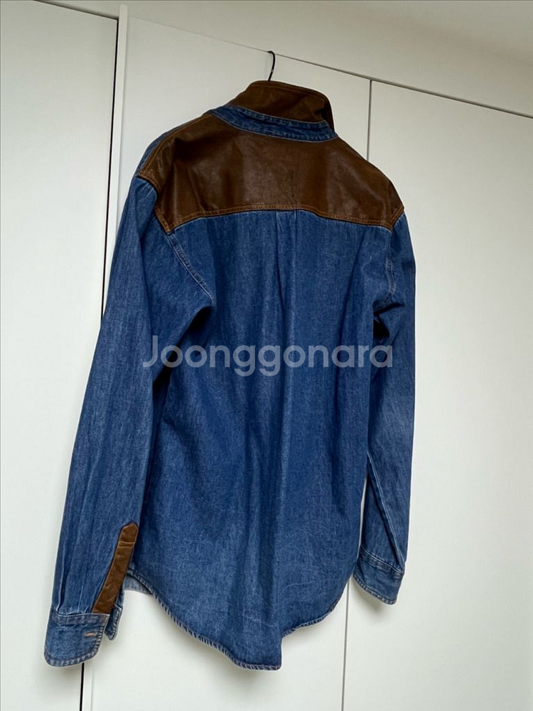 폴로 랄프로렌 덧뎀 디테일 데님 셔츠 L (105)--6