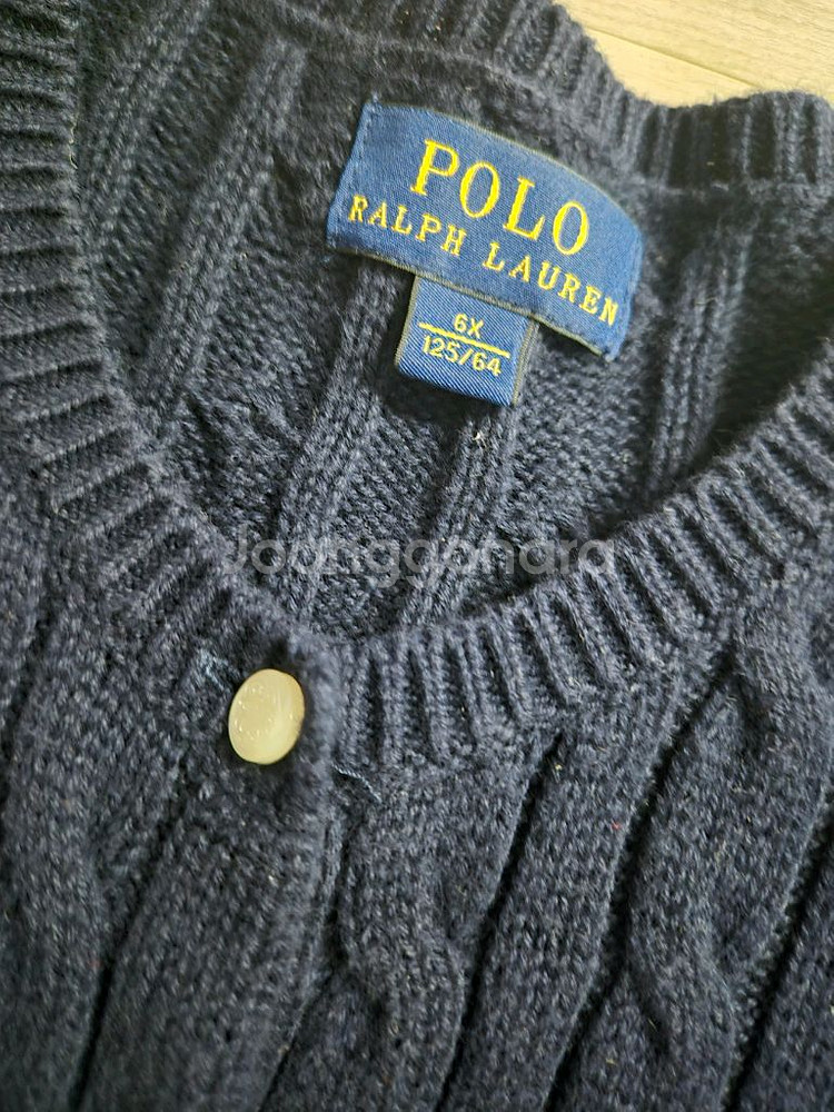 폴로 랄프로렌키즈 가디건 6X--2