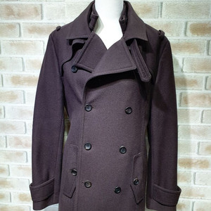 우영미 디자이너 정품 더블 울 코트 46(90)