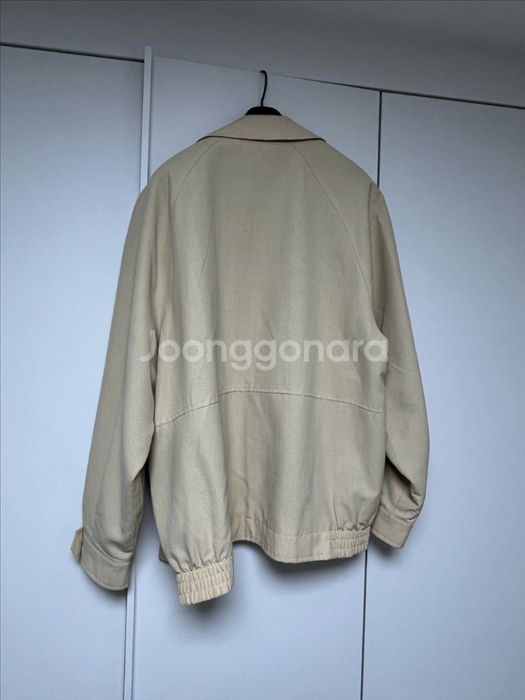 버버리 잔체크 블루종 xl (105)--2