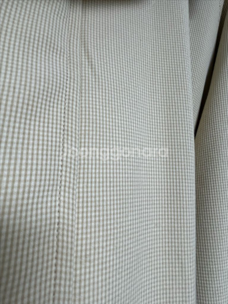 버버리 잔체크 블루종 xl (105)--6