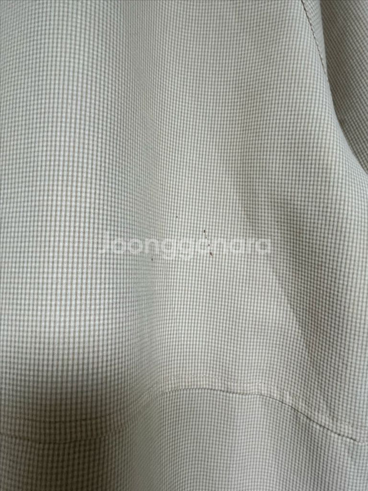 버버리 잔체크 블루종 xl (105)--8