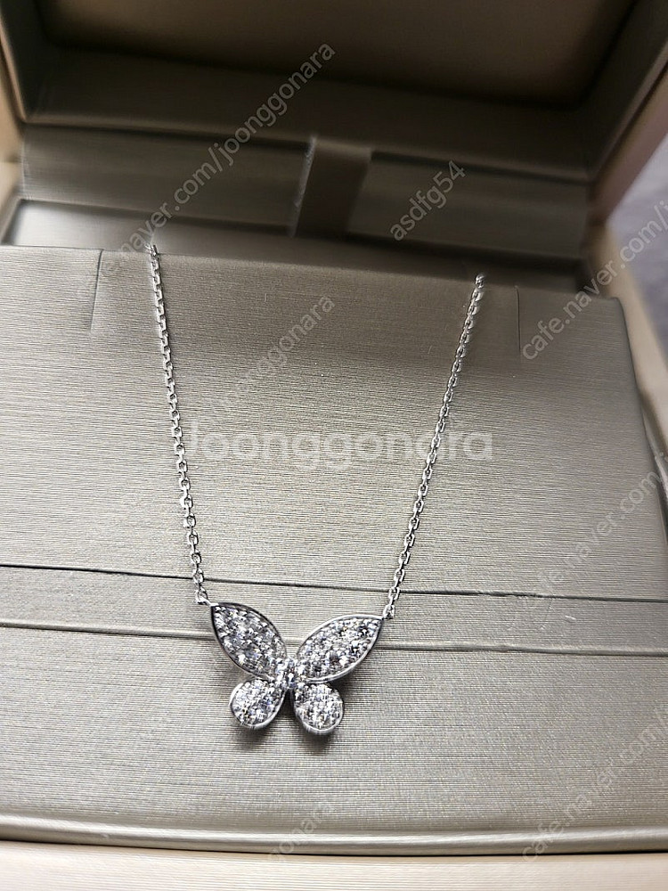 미꼬 모르포 18k 다이아 목걸이--0