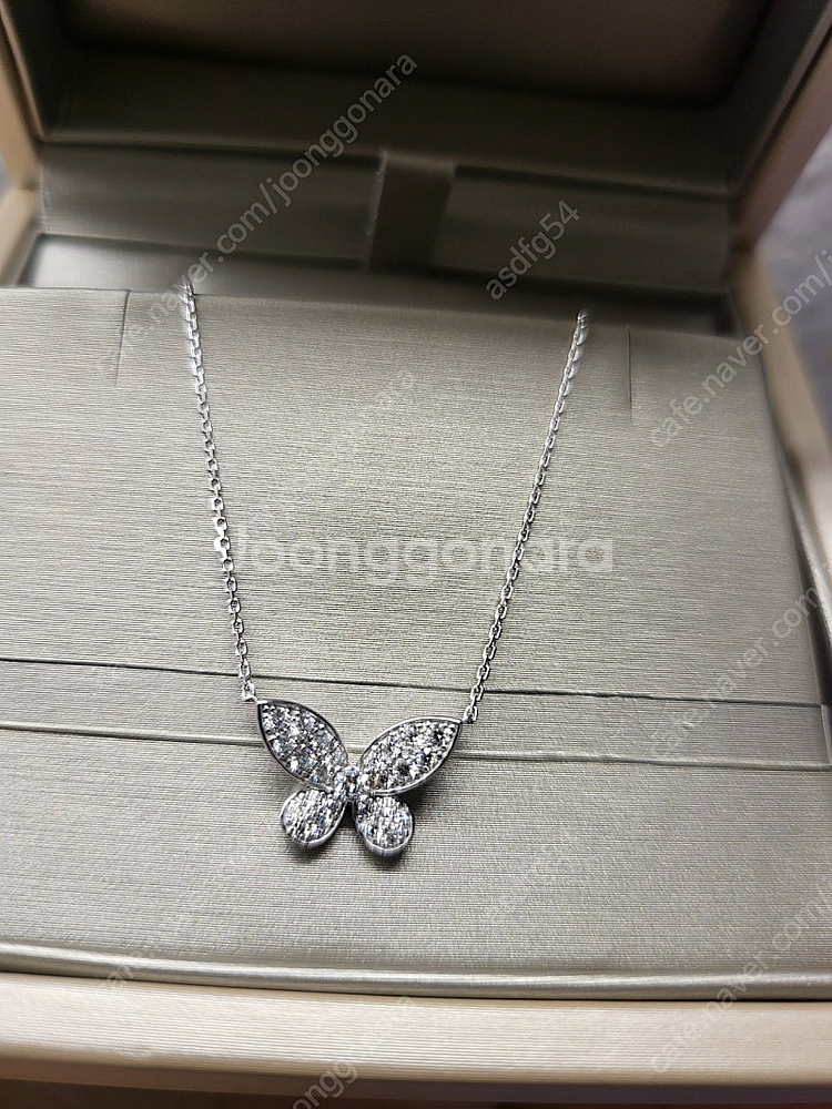 미꼬 모르포 18k 다이아 목걸이--4