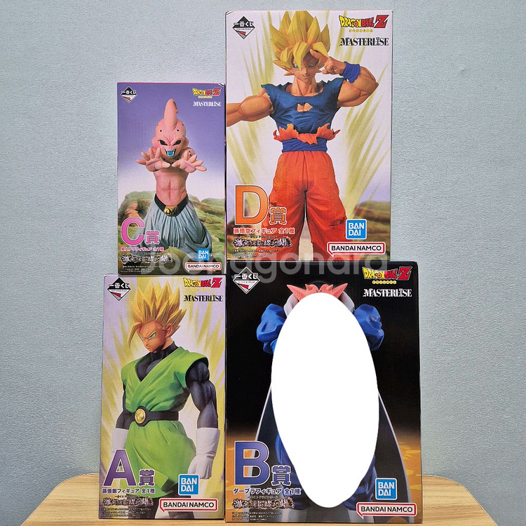 제일복권 드래곤볼Z 손오반 마인부우 손오공 피규어 세트--0