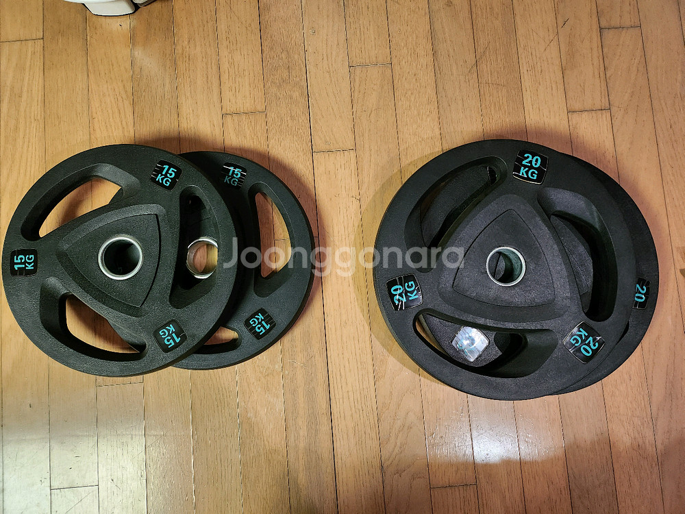 폴리우레탄 바벨 원판 70kg--0