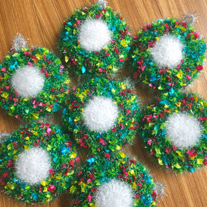 크리스마스 수세미10개