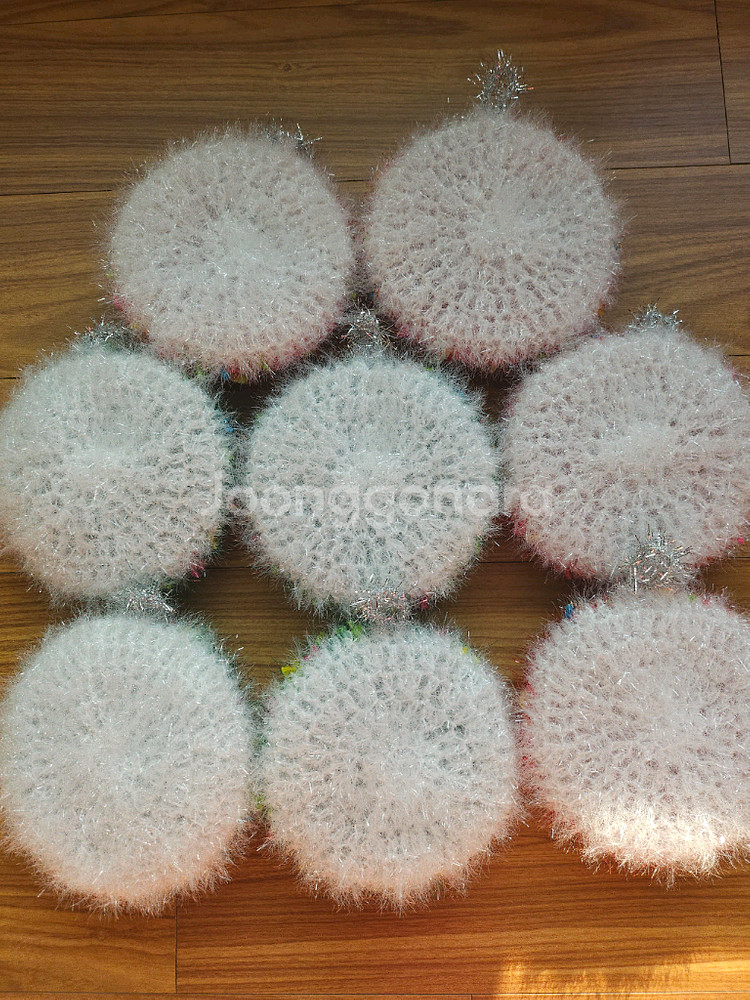 크리스마스 수세미10개--2