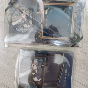 원신 리넷 포토카드,캔뱃지 아크릴케이스 미개봉