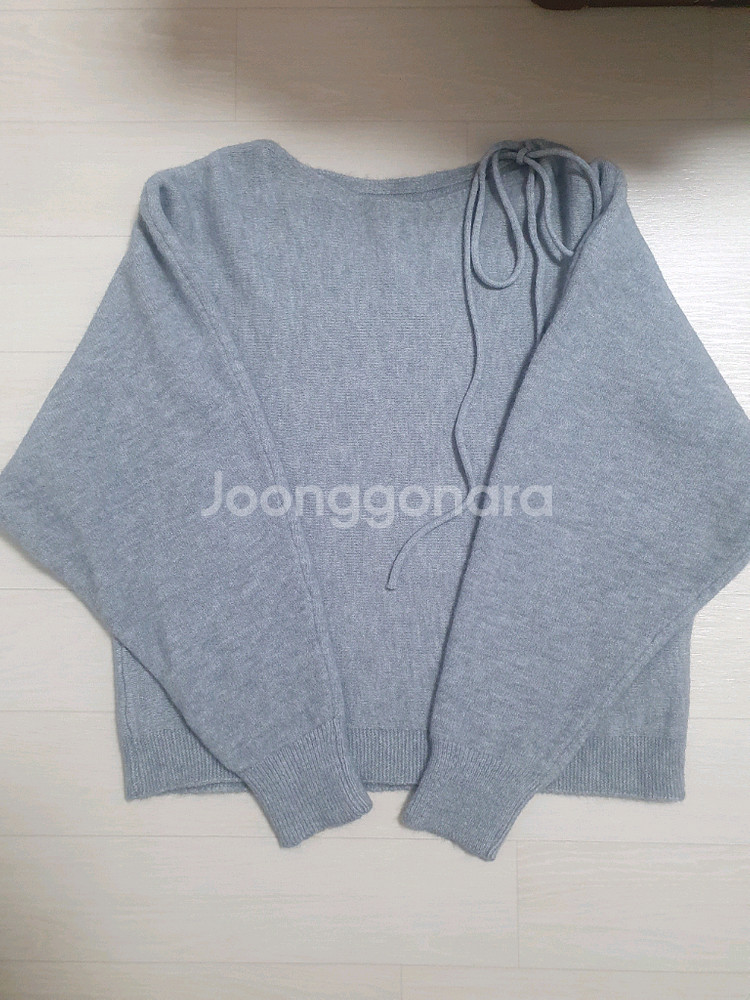 라운드 니트 가오리핏 프리사쥬--0