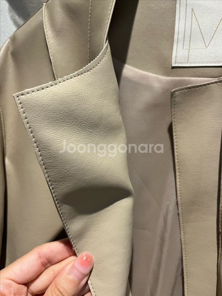 새상품) 르뮈 레더쟈켓--3