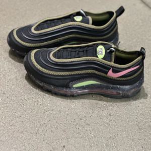 나이키 에어맥스97 블랙핑크 라인 운동화