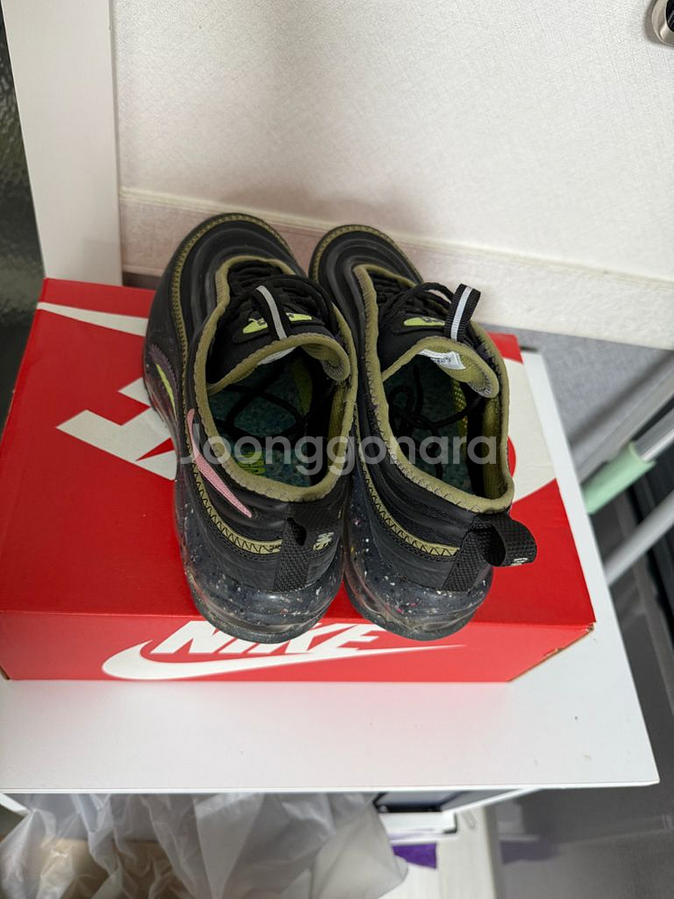 나이키 에어맥스97 블랙핑크 라인 운동화--1