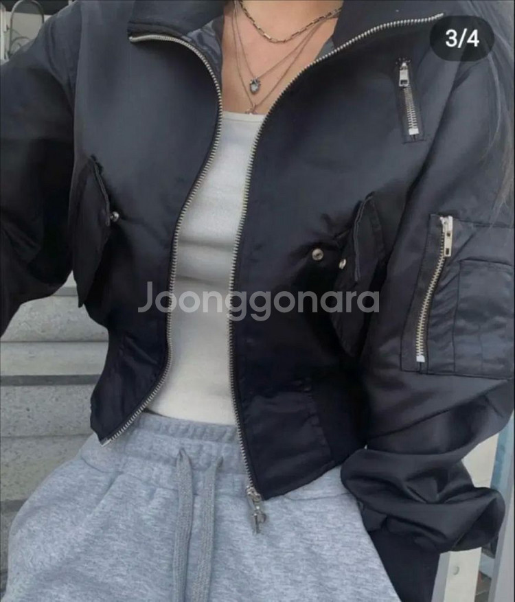 페일제이드 봄버자켓 항공점퍼 블랙(리뉴얼 전ver)--0