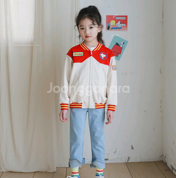 거의새상품)아이러브제이 댄디스누피야구점퍼 L(5-6세)--3