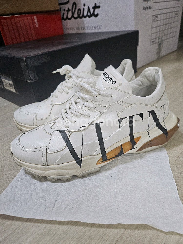 발렌티노 / VLTN 바운스 에어 오버솔 남성 스니커즈--0