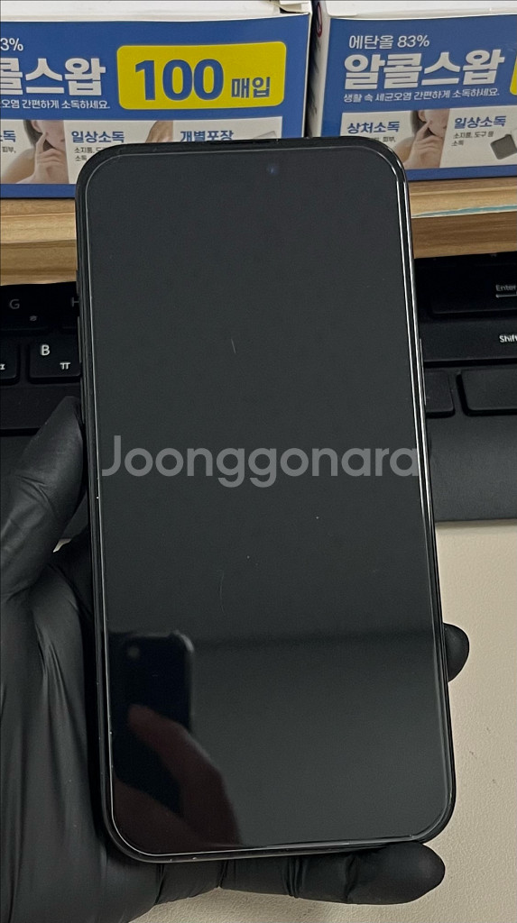 아이폰15프로맥스 512G 블랙티타늄 S급--0