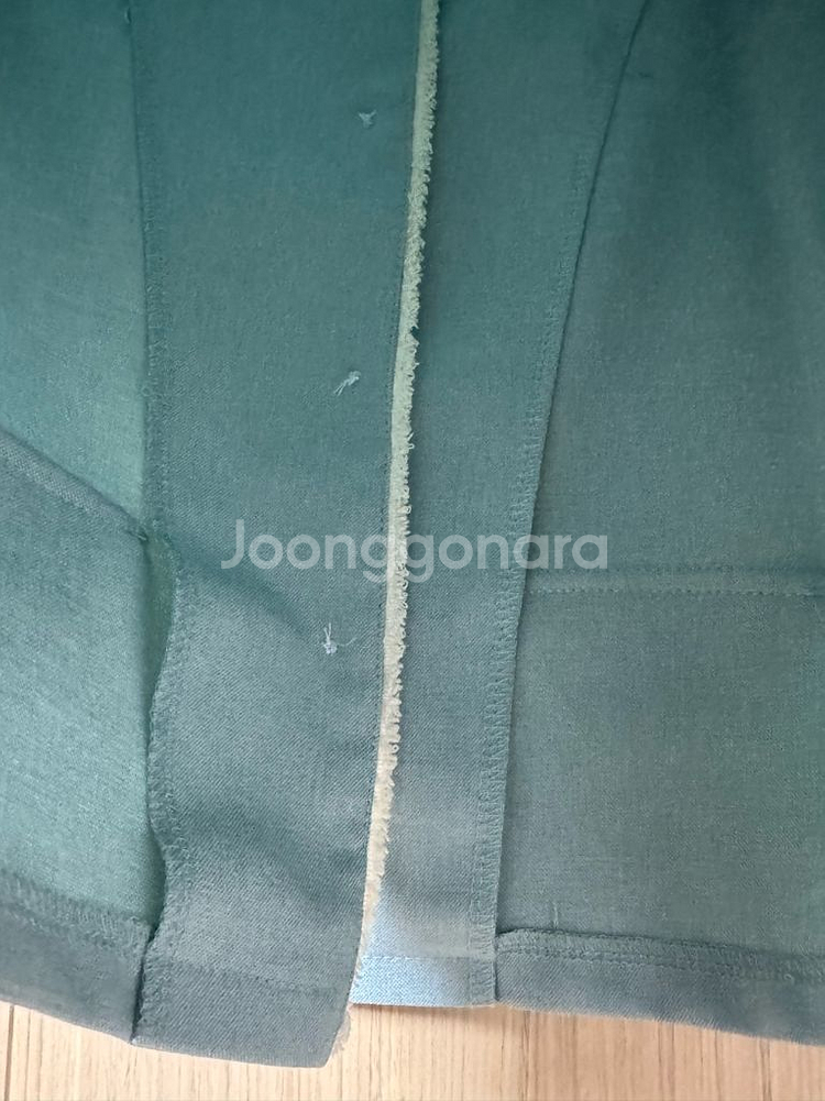 하늘색 반팔 크롭 트위드자켓--4