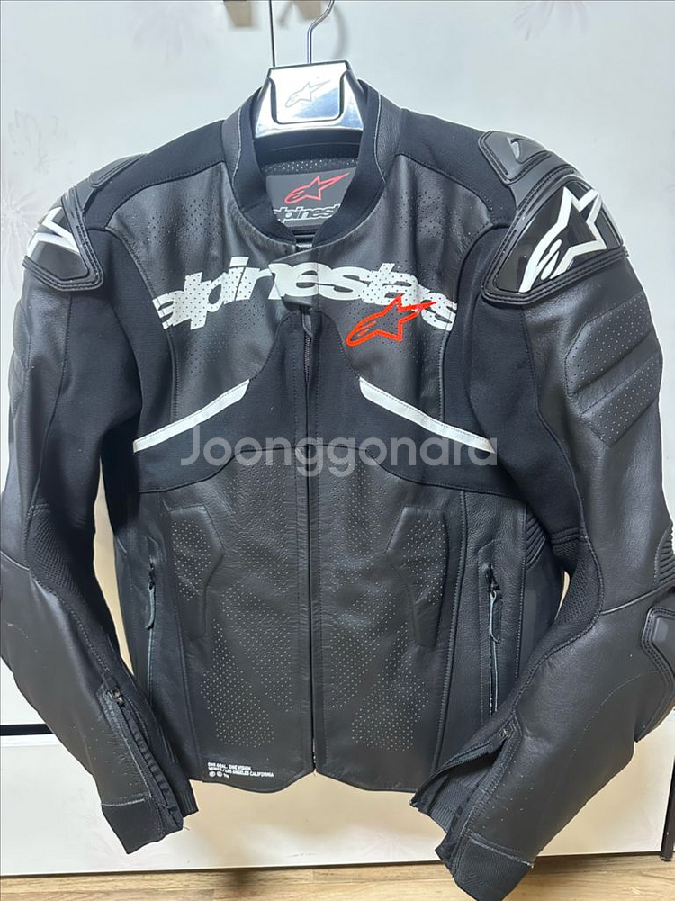 알파인스타즈 ATEM V5 LEATHER JACKET--0