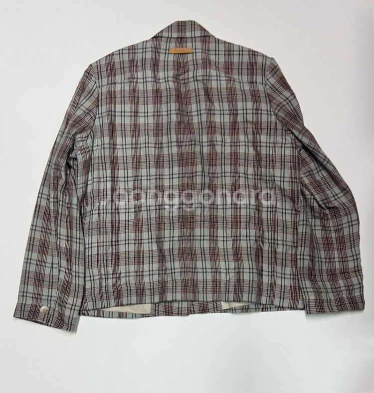 여성 써스데이아일랜드 귀여운 체크 자켓--1