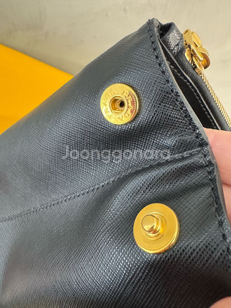 프라다 갤러리아백 라지 사피아노 토드백--7