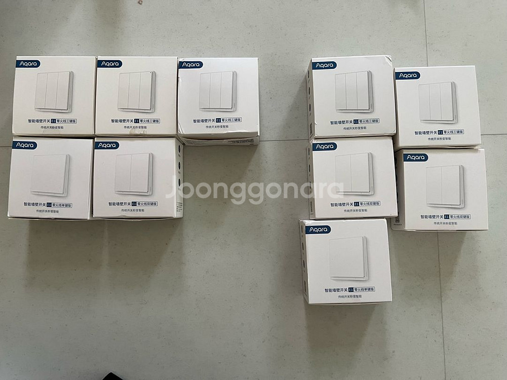 Aqara 아카라 E1 스위치 3구 2구 1구 여러개--0
