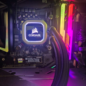 커세어 수냉키트 택포 4만 h150i pro rgb 3열 수냉쿨러