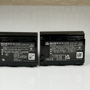 소니 정품 배터리 NP-FZ100 두개 일괄
