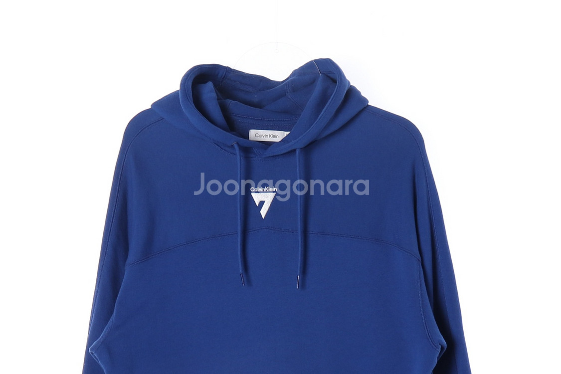 [S]캘빈클라인 x 손흥민 캡슐 릴렉스 후드티 블루 후--1